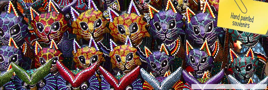 Hand painted souvenirs - Indonesia